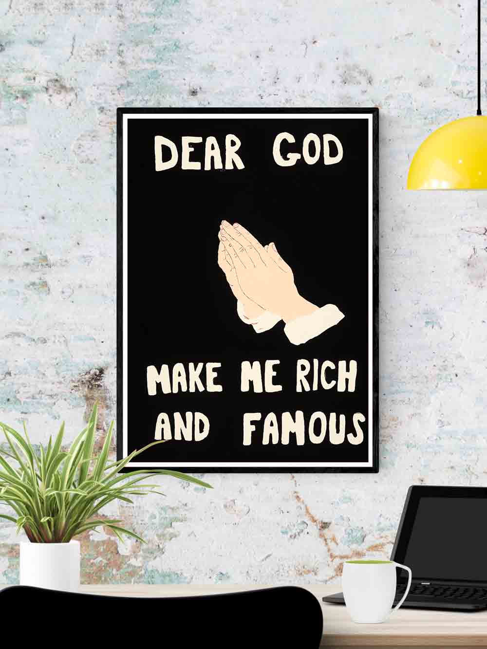 Modern Prayer Quirky Wall Art