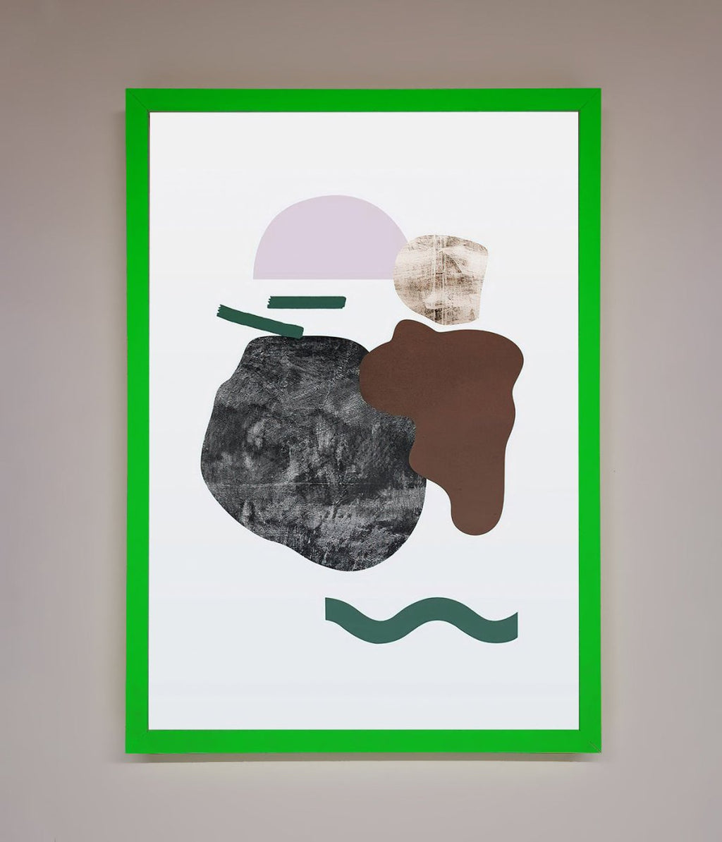 Modern Splodge Framed Print