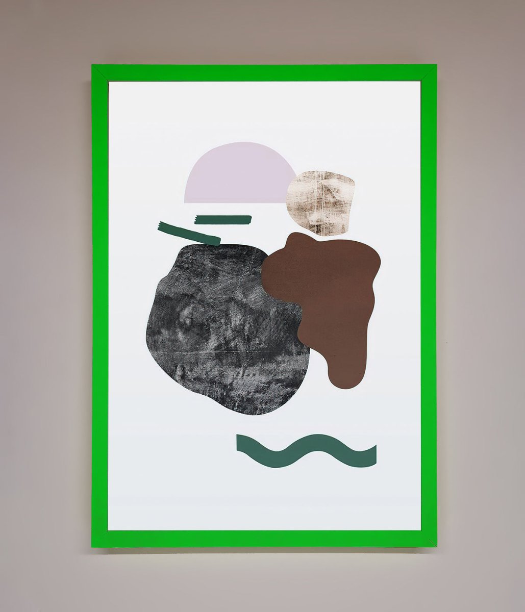 Modern Splodge Framed Print