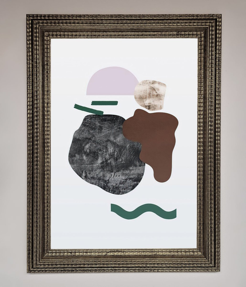 Modern Splodge Framed Print