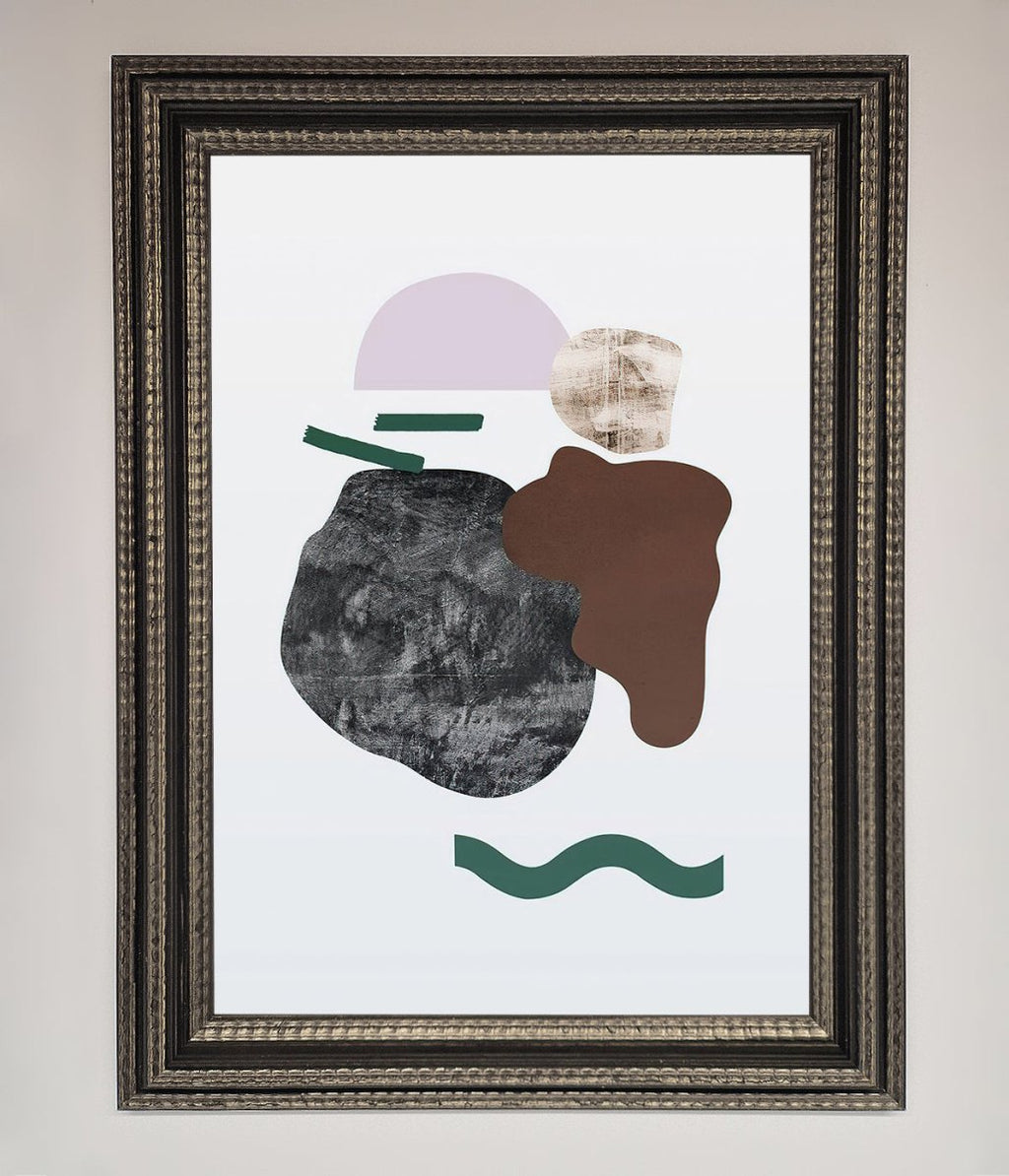 Modern Splodge Framed Print