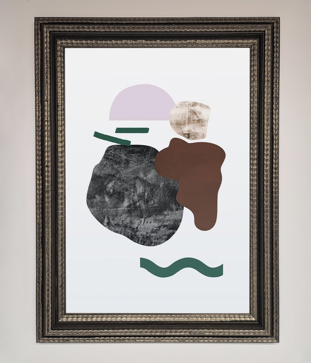 Modern Splodge Framed Print