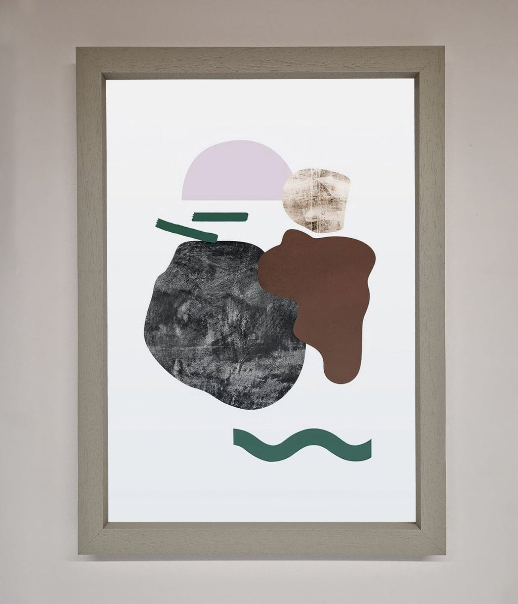 Modern Splodge Framed Print