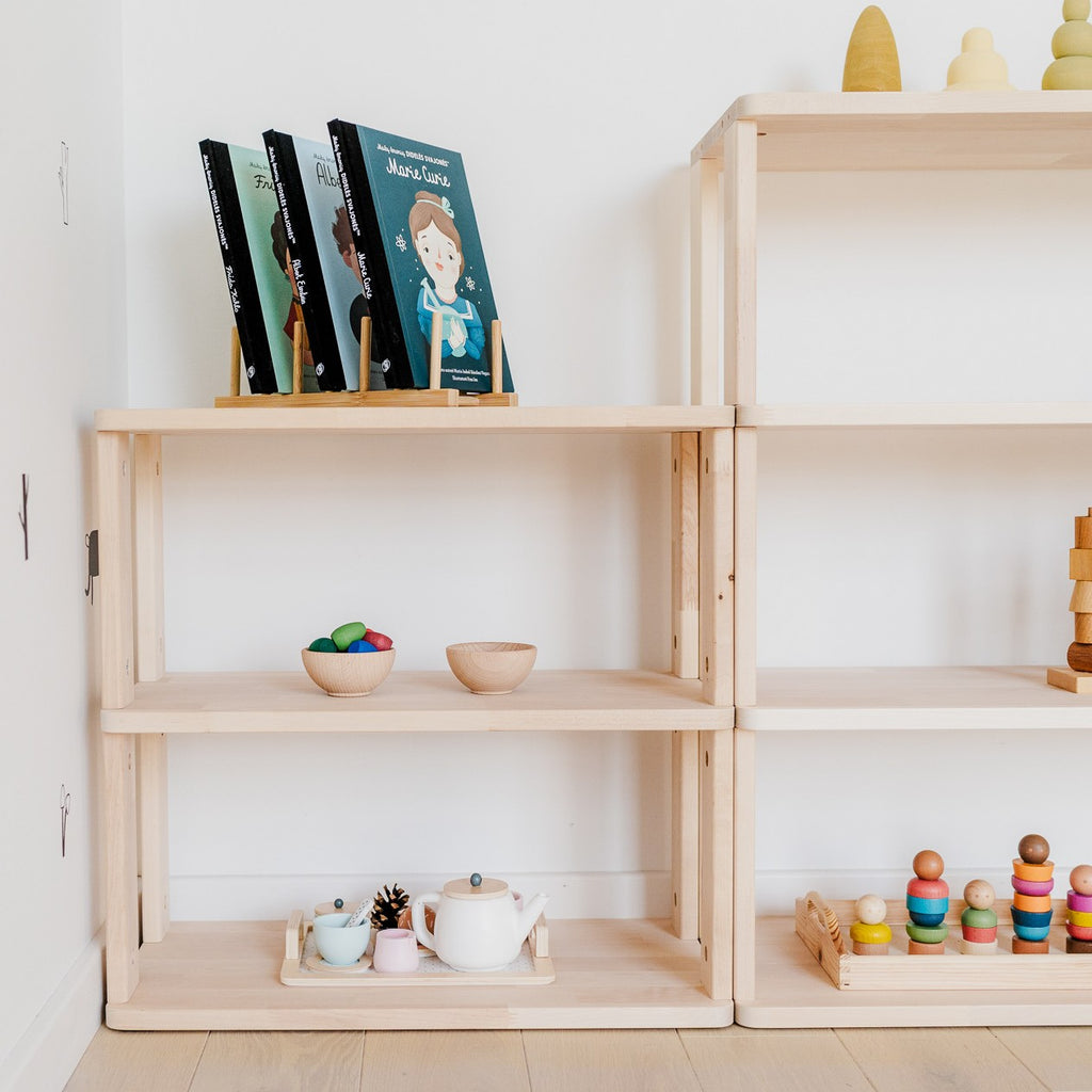 Modular Montessori Shelf Straight Mini - 3 Shelves