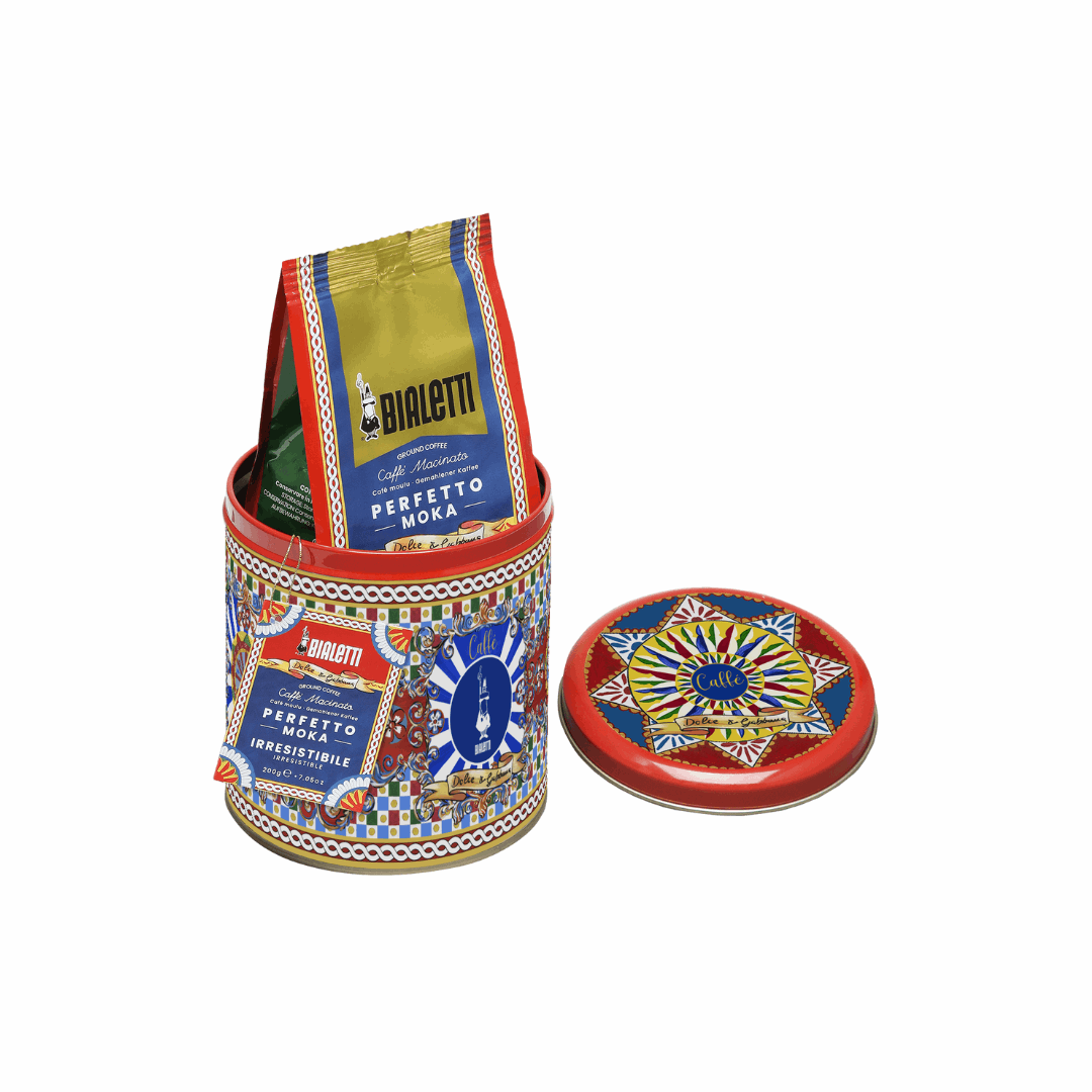 Sicilian Cart Moka 3 Cup Coffee Gift Set