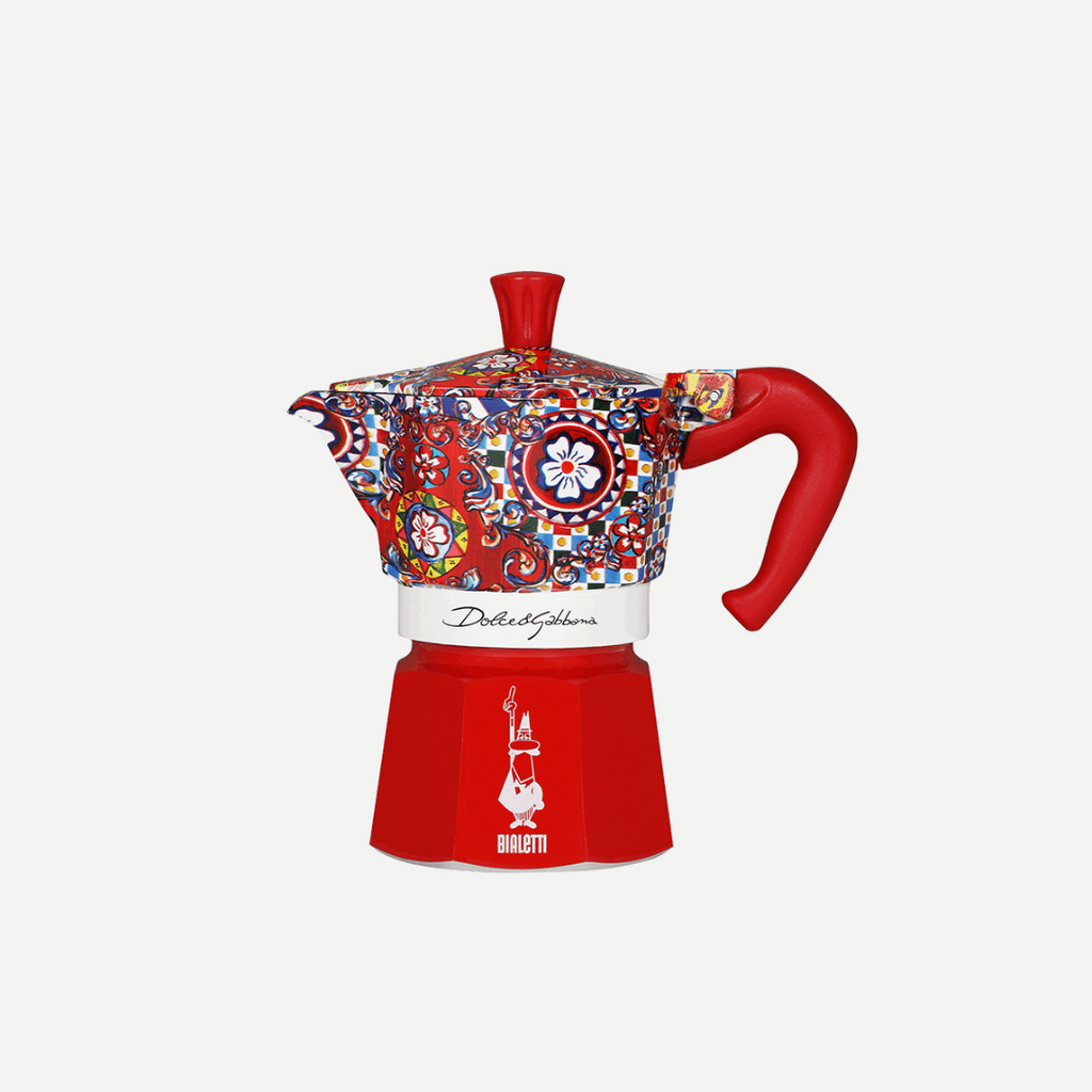 Sicilian Cart Moka 3 Cup Coffee Gift Set