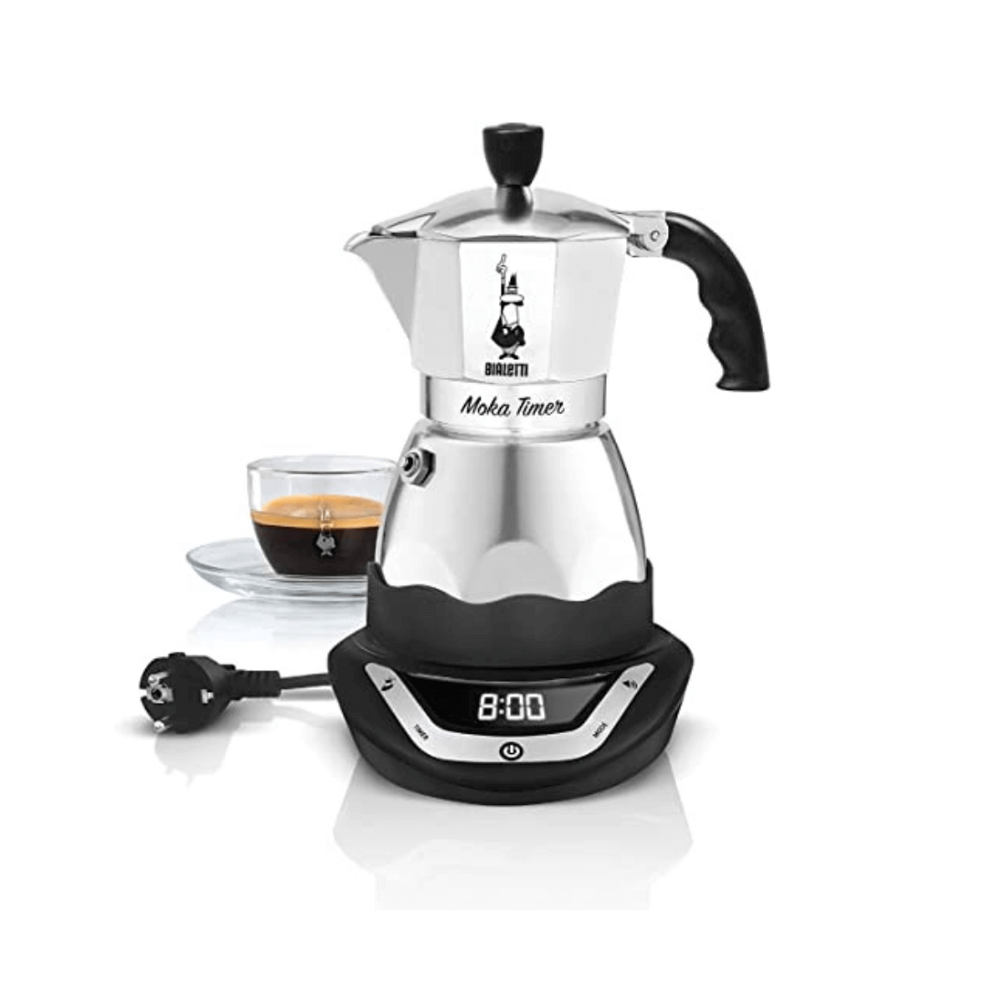 Bialetti Moka Timer Electric Coffee Maker (UK Plug)