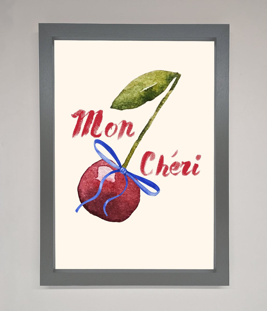 Mon Cheri Cherry Framed Wall Art