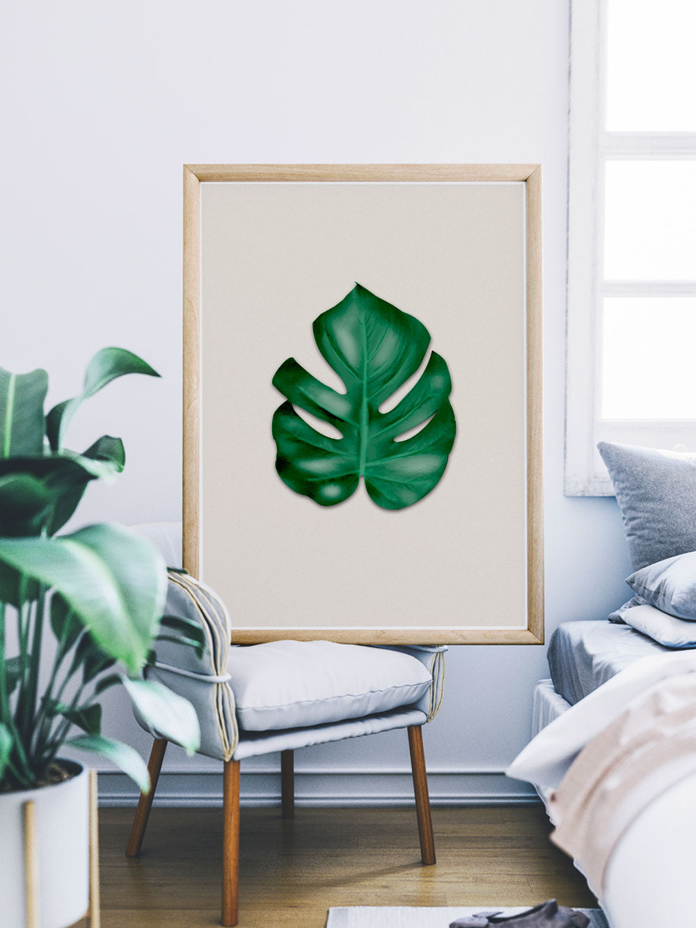 Monstera Leaf Art Print