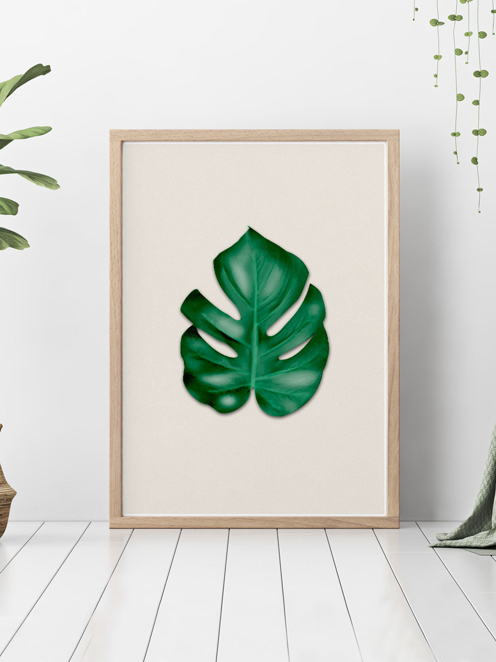 Monstera Leaf Art Print