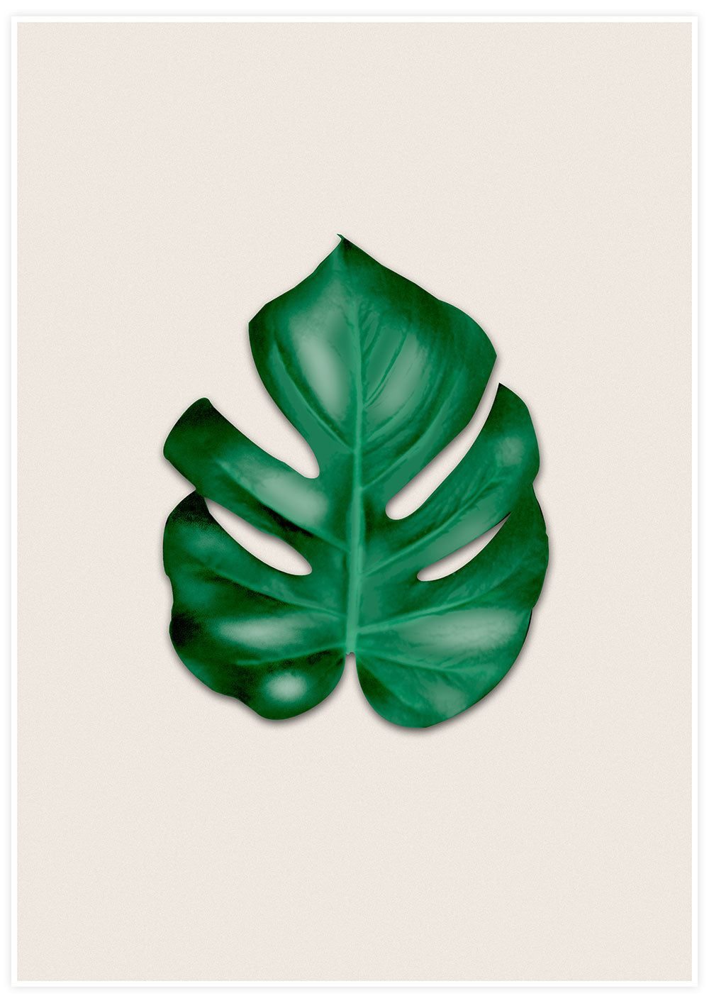 Monstera Leaf Art Print