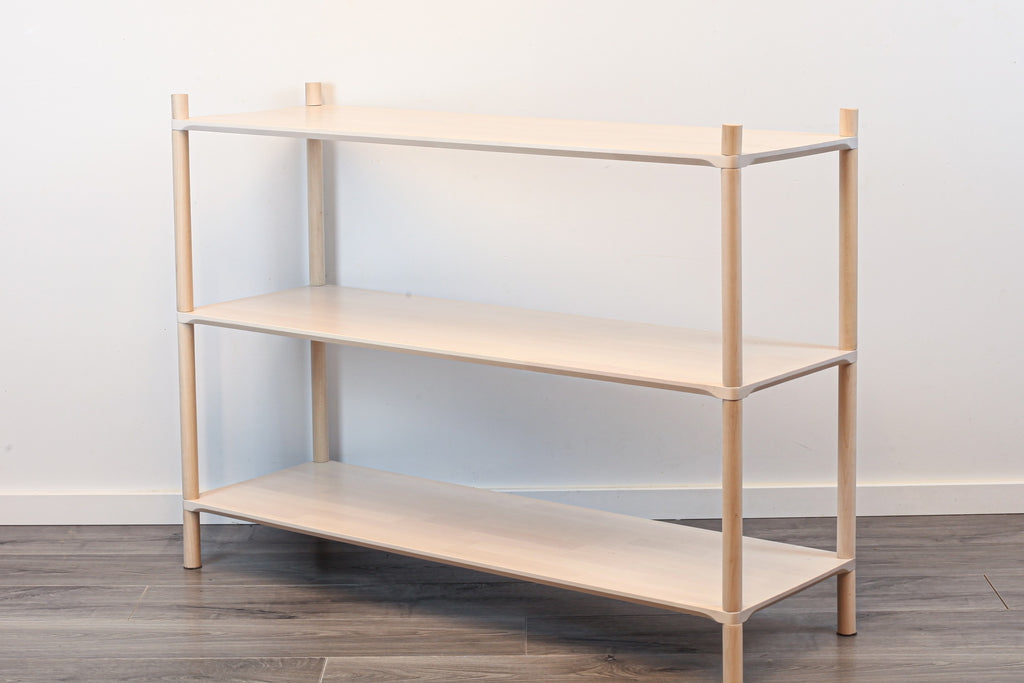 Montessori-Inspired Wooden Shelving Unit Large, 3 Shelves