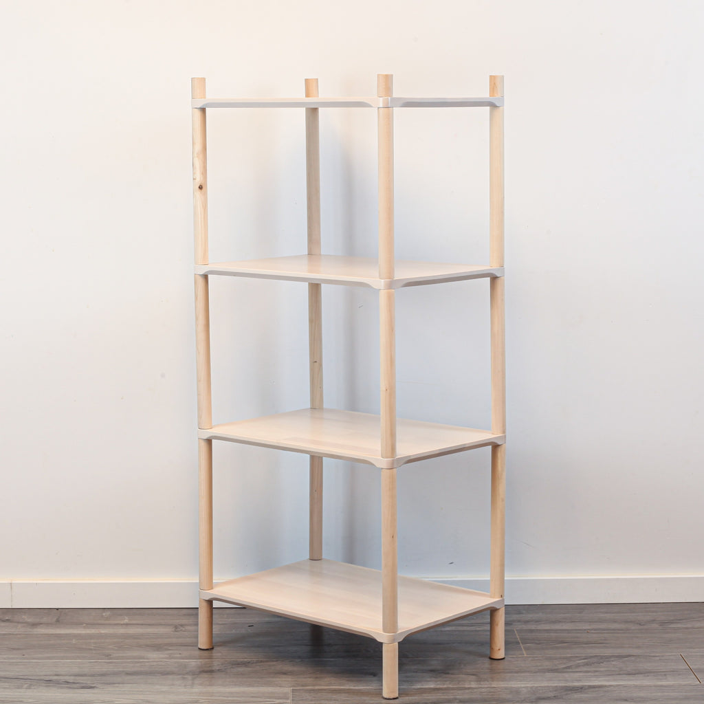 Montessori-Inspired Wooden Shelving Unit Small, 4 Shelves