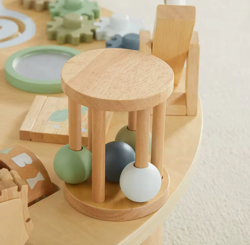 Wooden Activity Table for Toddlers
