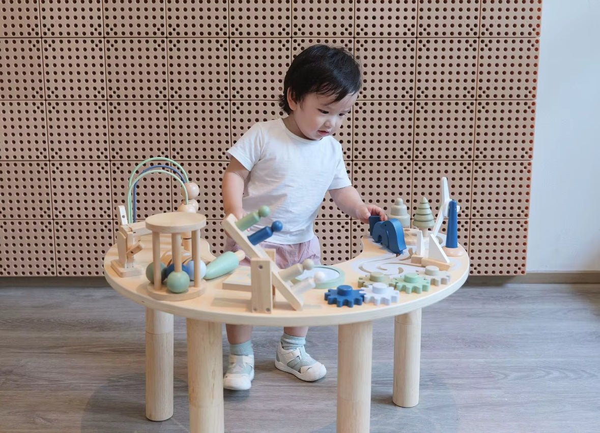 Wooden Activity Table for Toddlers