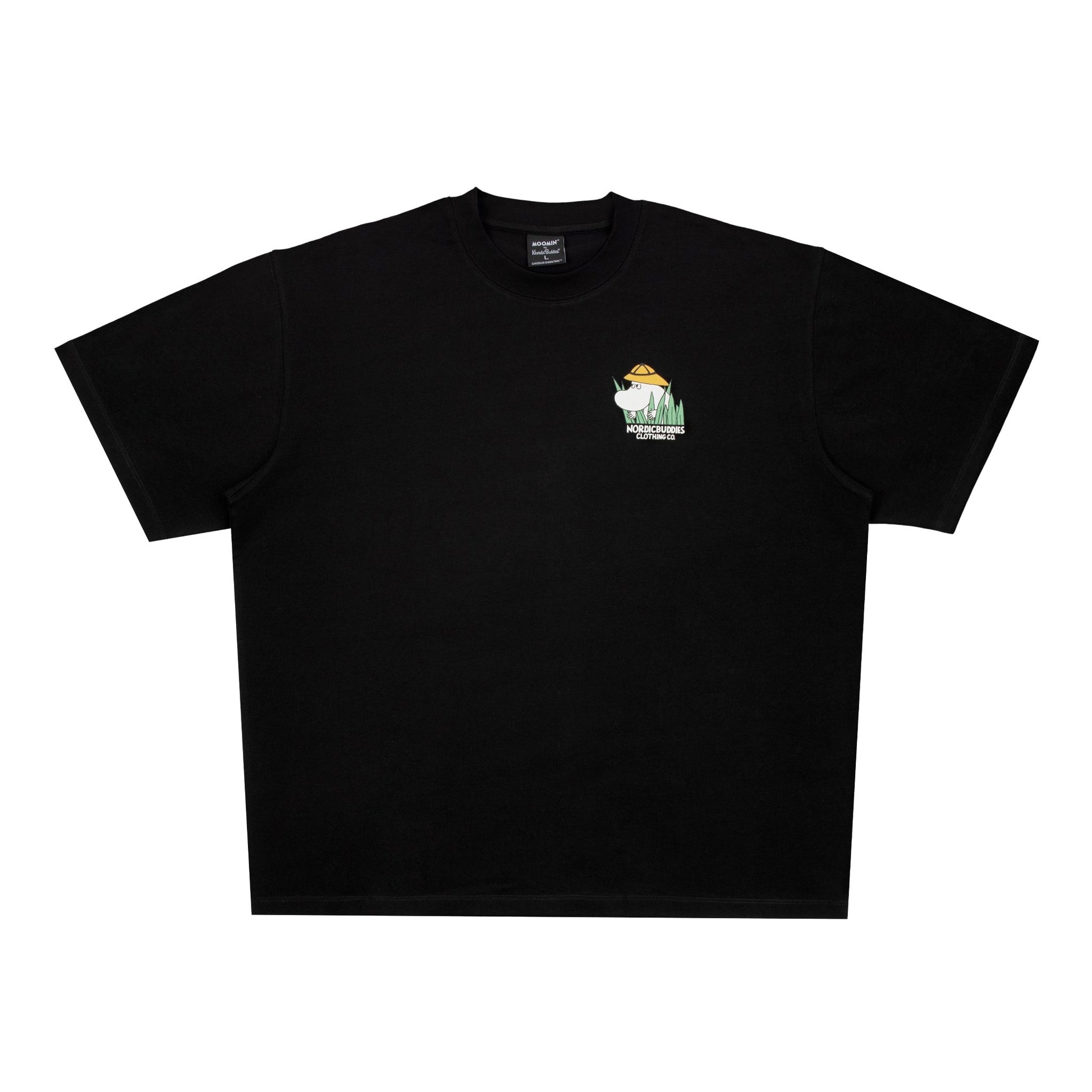 Moomin Jungle Heavy Unisex T-shirt - Black