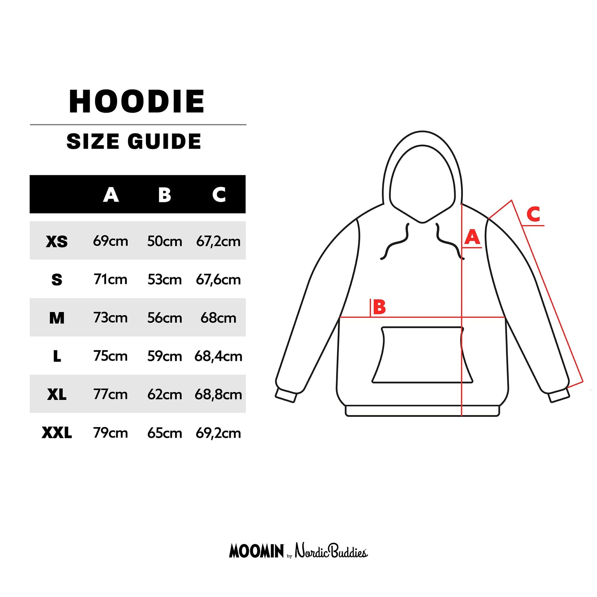 Official Moomin Product by Nordicbuddies - Unisex, Stylish & Comfortable Cotton Blend Apparel by Moomin by NordicBuddies at www.brixbailey.com