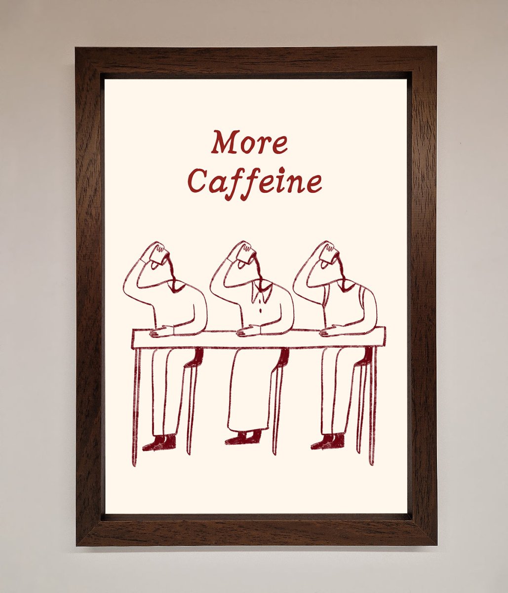 More Caffeine Framed Wall Art