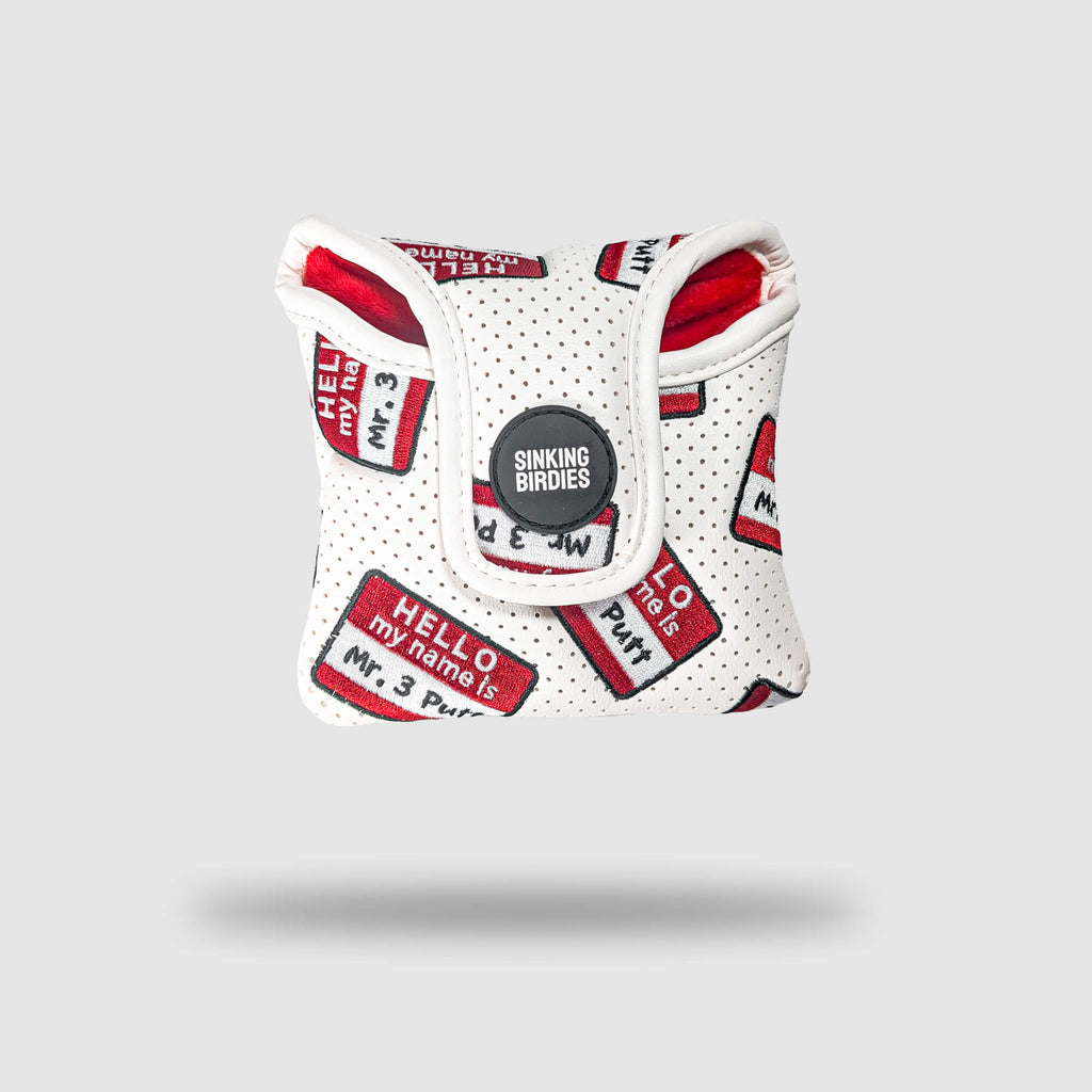 Mallet Putter Headcover Mr 3 Putt