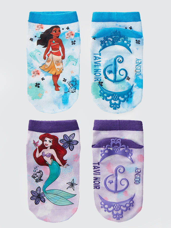 Disney Princess Kids Grip Socks 2 Pack