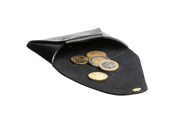 Heavy Metal Coin Pocket – Sustainable & Handcrafted Leather Accessory by Stella Soomlais at brixbailey.com