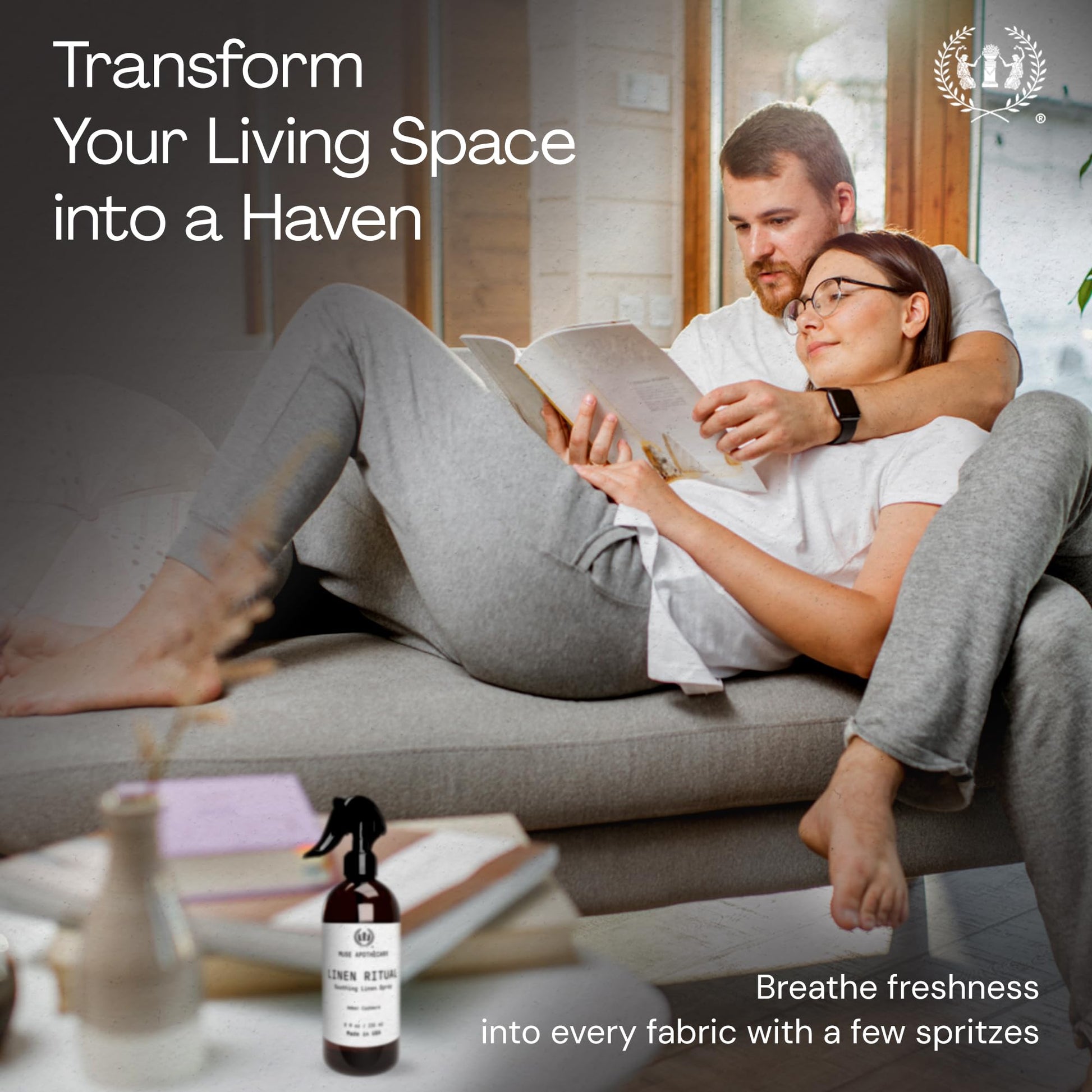 Linen Ritual Mist Aromatherapy Spray 4 oz 2 Pack Cara Orange Fig Blackberry Vanilla