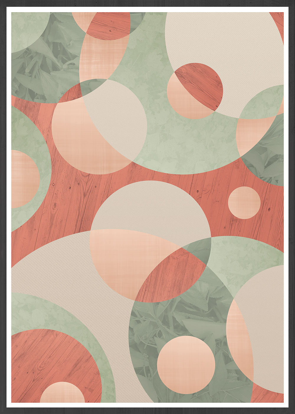 Muted Natural Circle Art Print