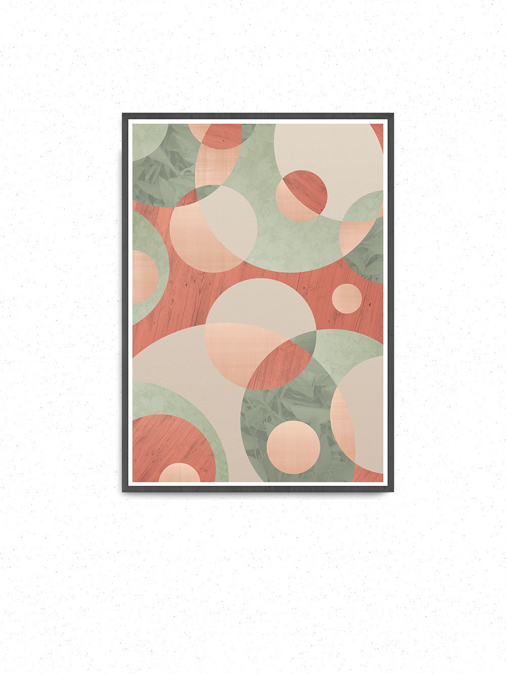 Muted Natural Circle Art Print