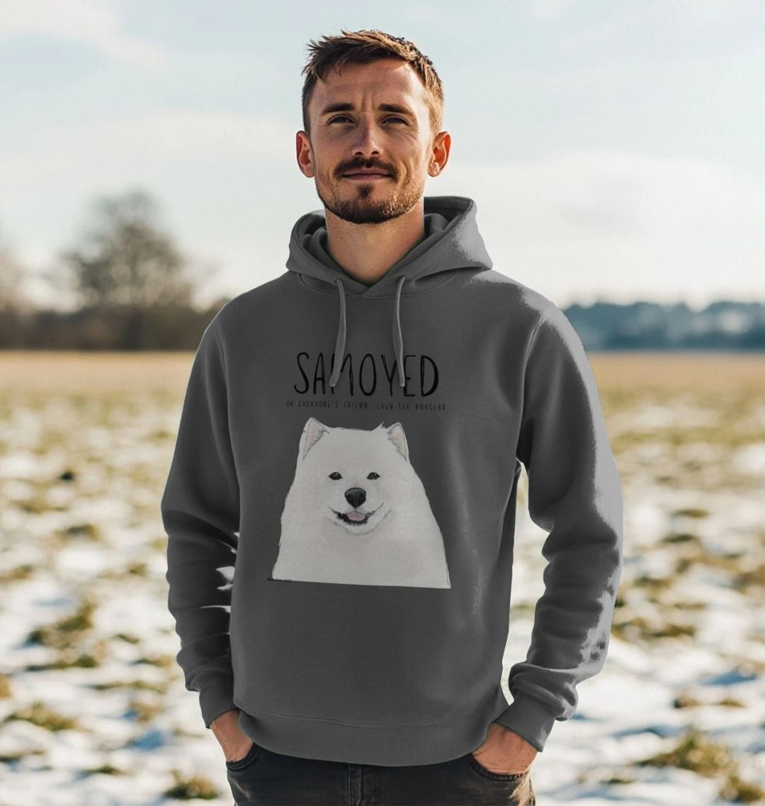 Hug Me, I’m Fluffy – The Samoyed Hoodie He Deserves