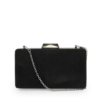 Stylish Nabo Evening Bag NK 2239 – Timeless Black with Chain Strap by Nabo at www.brixbailey.com