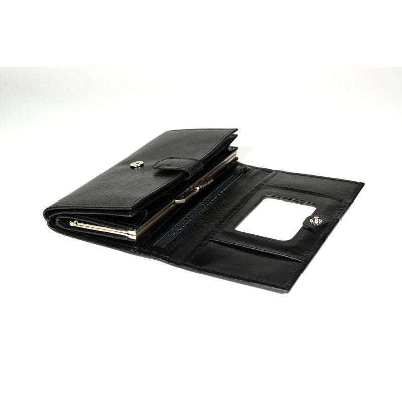 Handcrafted Leather Wallet with Mirror – Stylish & Functional by Papillon at www.brixbailey.com