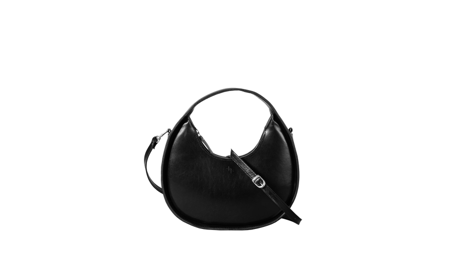 Elegant Mini Moon Sling Bag – Versatile & Stylish Leather by Craftory at brixbailey.com