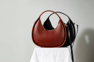 Mini Moon Sling Bag – Elegant Leather & Versatile Design by Craftory at brixbailey.com