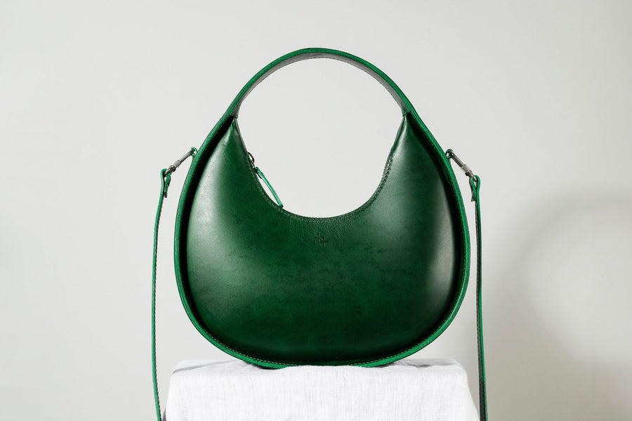 Mini Moon Sling Bag – Elegant, Versatile & Durable Leather by Craftory at brixbailey.com