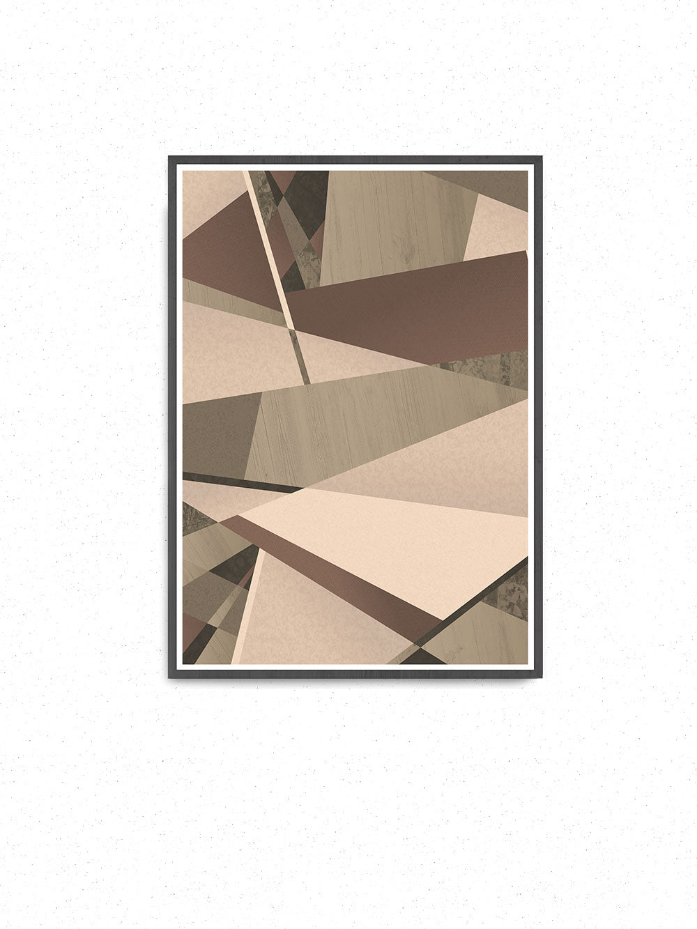 Natural Browns Geometric Nature Art