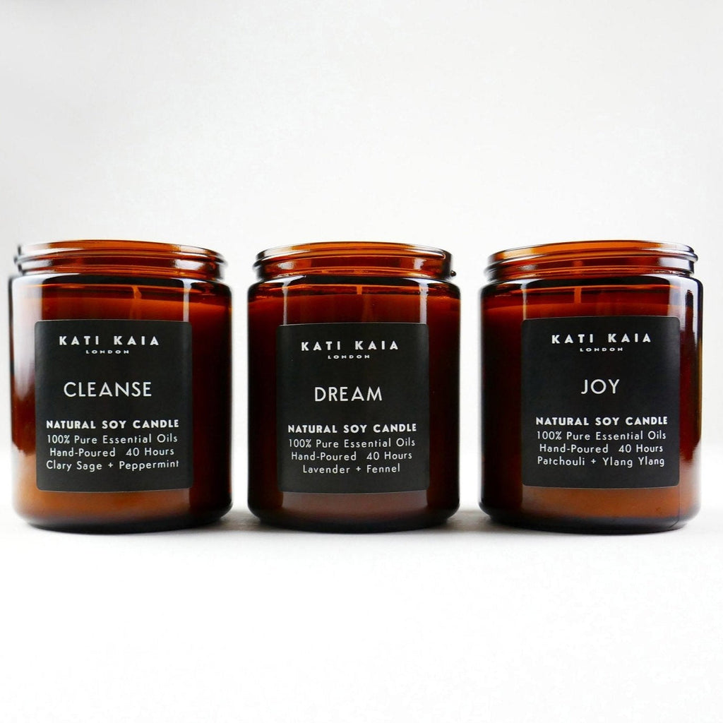 Natural Soy Candle - Dream, Joy, Cleanse