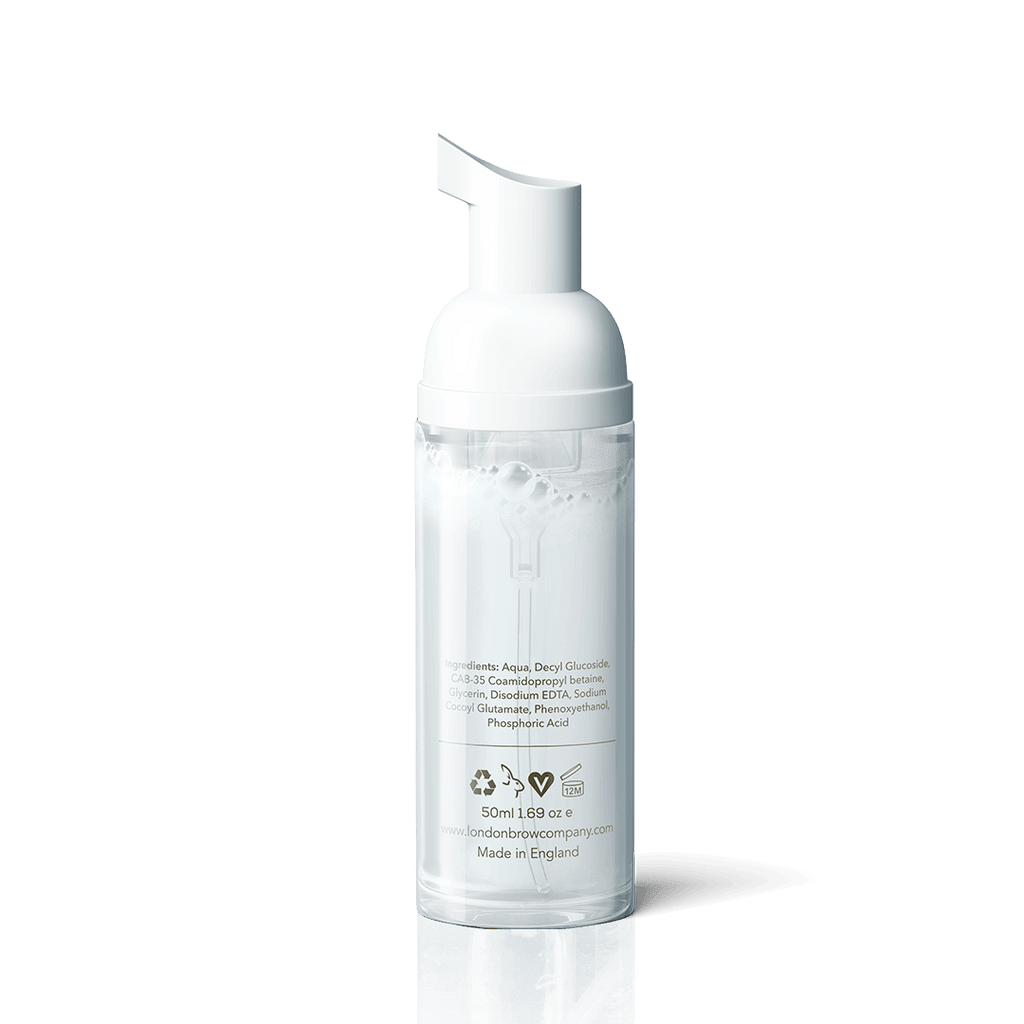 Natural Eyebrow & Eyelash Shampoo Foaming Cleanser