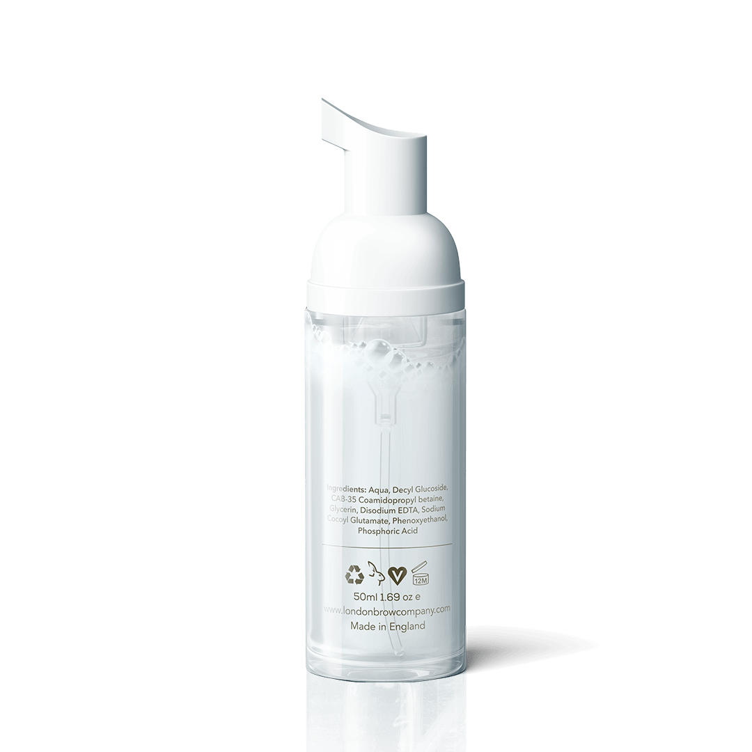 Natural Eyebrow & Eyelash Shampoo Foaming Cleanser