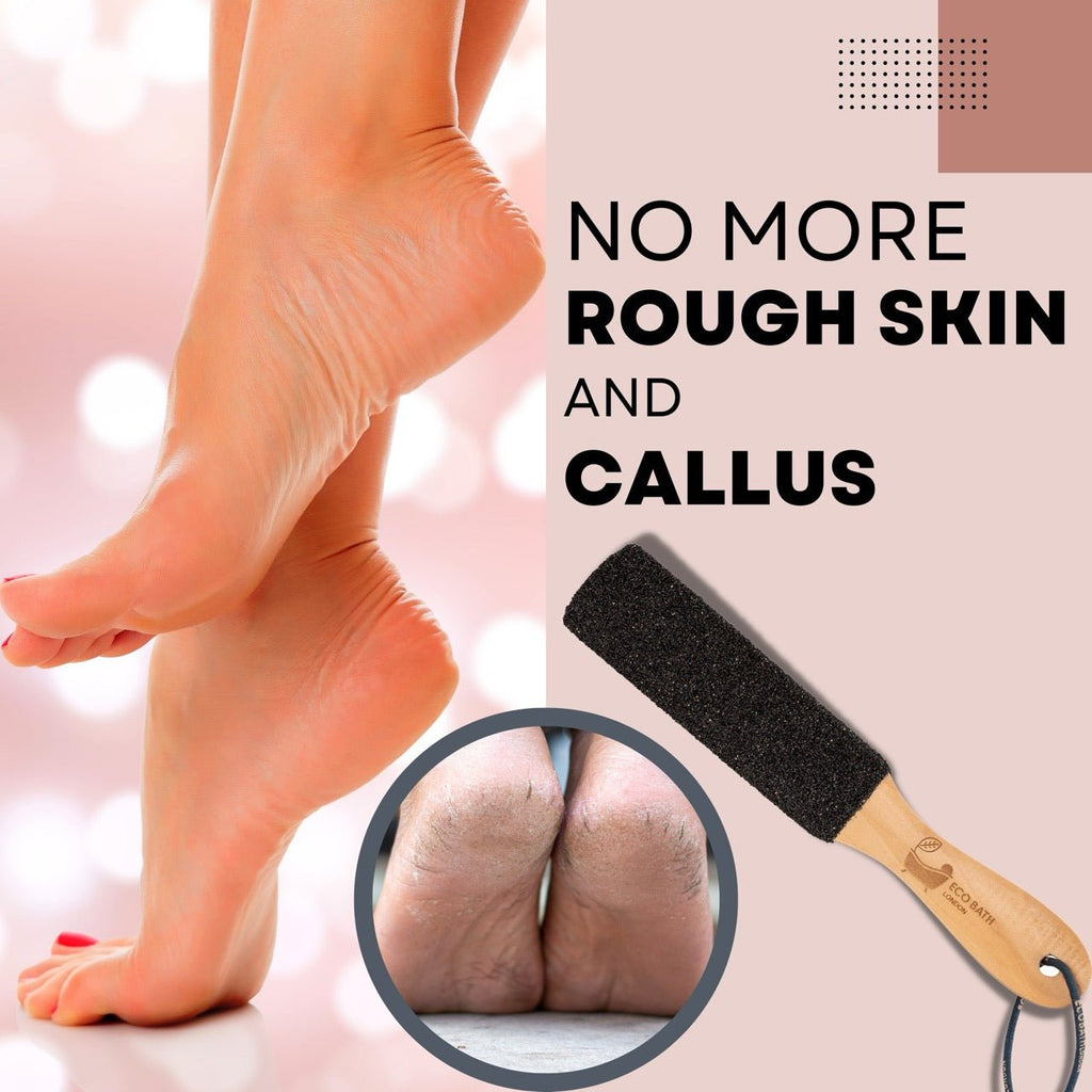 Natural Pumice Foot File in Black