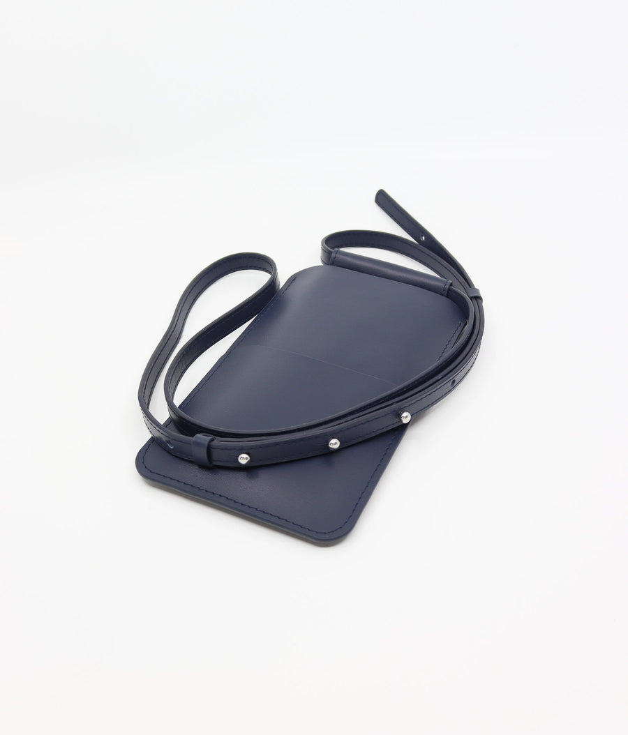 Italian Chrome Leather Phone Bag – Elegant & Practical by Tairi Roosve at www.brixbailey.com