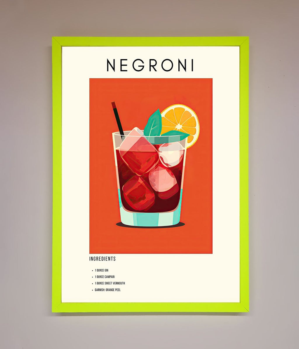 Negroni Framed Wall Art