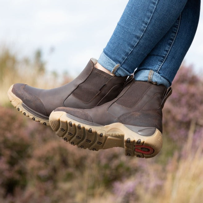Storm Waterproof Short Boots in Brown