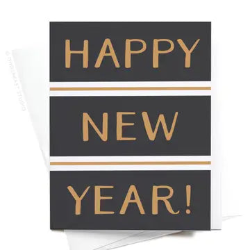 Happy New Year Greeting Card