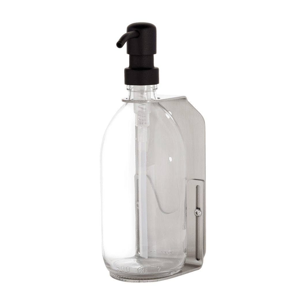 Nickel Single Wall Mounted Soap Dispenser