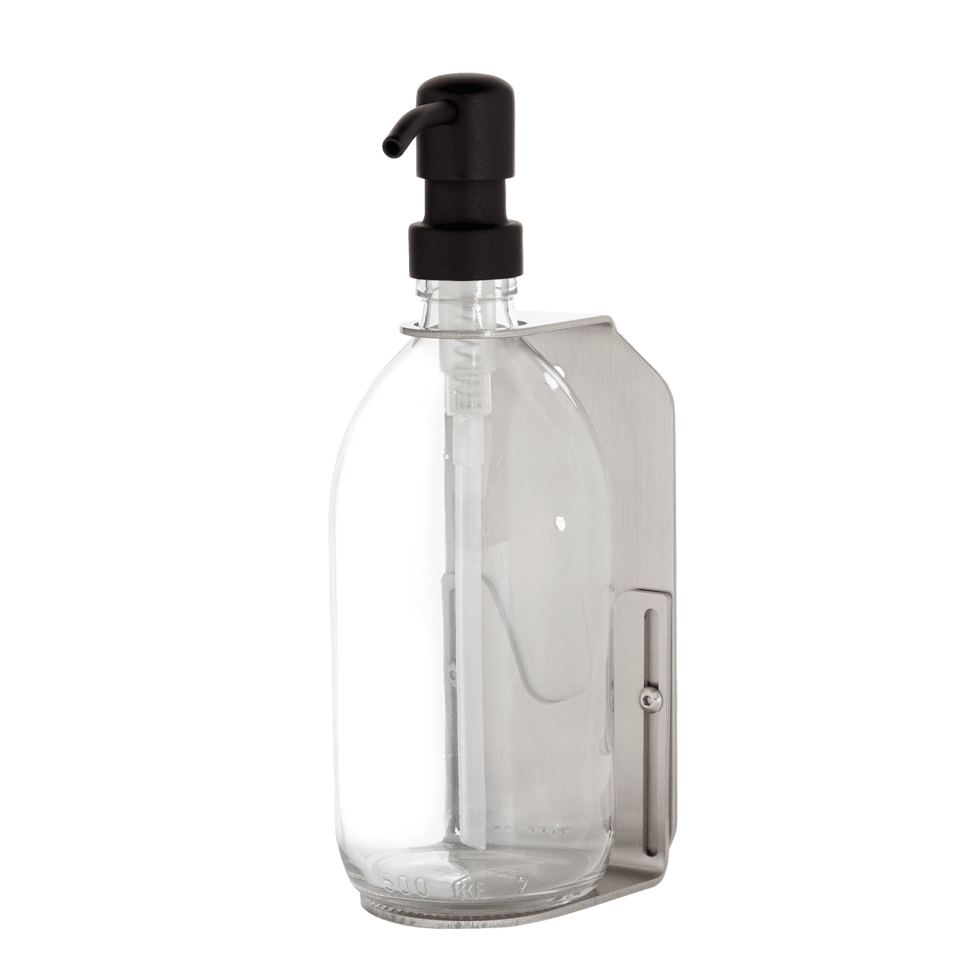 Nickel Single Wall Mounted Soap Dispenser