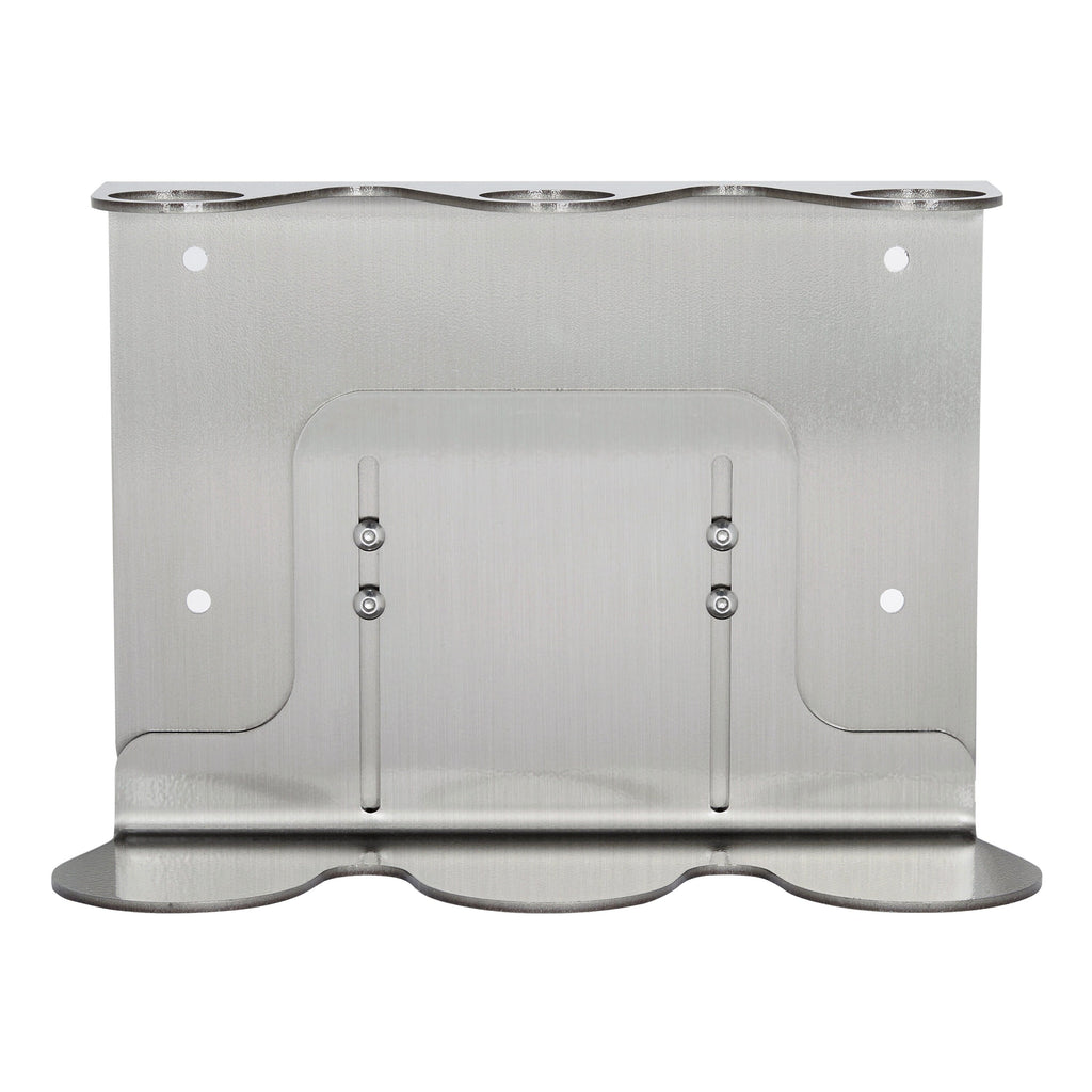 Nickel Triple Wall Mounted Soap Dispenser