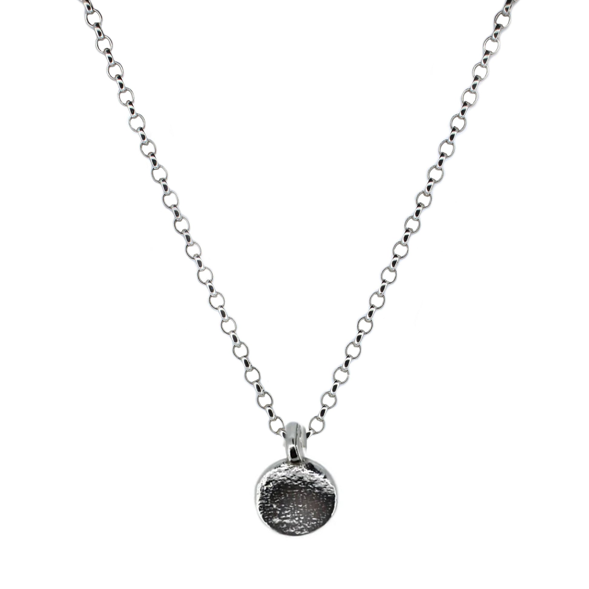 New Moon Sterling Silver Necklace