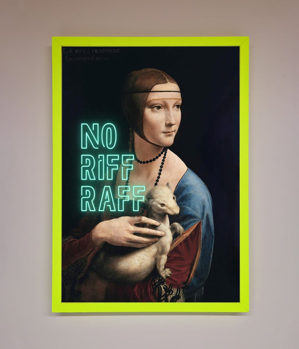 No Riff Raff Framed Print