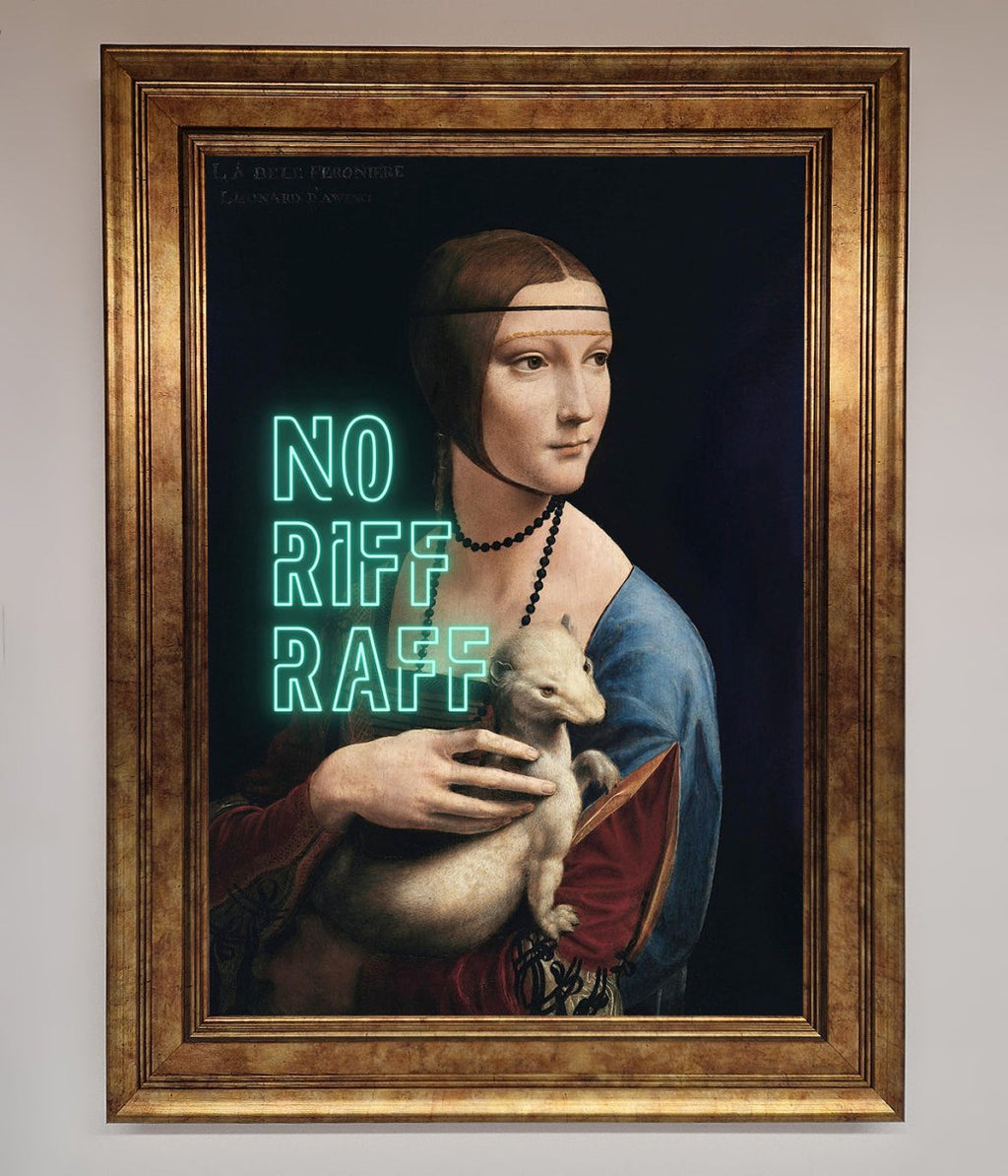 No Riff Raff Framed Print