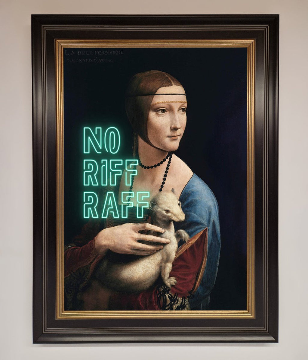 No Riff Raff Framed Print